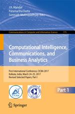 Computational Intelligence, Communications, and Business Analytics