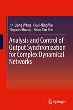 Analysis and Control of Output Synchronization for Complex Dynamical Networks