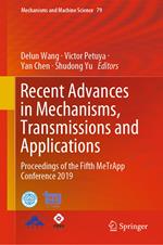 Recent Advances in Mechanisms, Transmissions and Applications