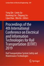 Proceedings of the 4th International Conference on Electrical and Information Technologies for Rail Transportation (EITRT) 2019