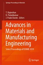 Advances in Materials and Manufacturing Engineering