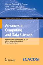 Advances in Computing and Data Sciences