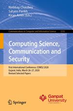 Computing Science, Communication and Security