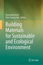 Building Materials for Sustainable and Ecological Environment