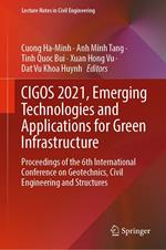 CIGOS 2021, Emerging Technologies and Applications for Green Infrastructure