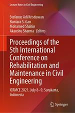 Proceedings of the 5th International Conference on Rehabilitation and Maintenance in Civil Engineering