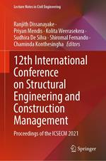 12th International Conference on Structural Engineering and Construction Management