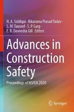 Advances in Construction Safety: Proceedings of HSFEA 2020