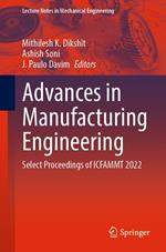 Advances in Manufacturing Engineering