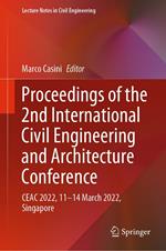 Proceedings of the 2nd International Civil Engineering and Architecture Conference