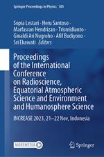 Proceedings of the International Conference on Radioscience, Equatorial Atmospheric Science and Environment and Humanosphere Science