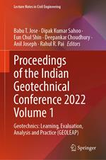 Proceedings of the Indian Geotechnical Conference 2022 Volume 1