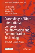 Proceedings of Ninth International Congress on Information and Communication Technology