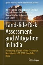 Landslide Risk Assessment and Mitigation in India: Proceedings of the National Conference, November 01-02, 2022, New Delhi, India