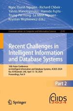 Recent Challenges in Intelligent Information and Database Systems: 16th Asian Conference on Intelligent Information and Database Systems, ACIIDS 2024, Ras Al Khaimah, UAE, April 15–18, 2024, Proceedings, Part II