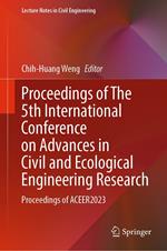 Proceedings of The 5th International Conference on Advances in Civil and Ecological Engineering Research