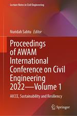 Proceedings of AWAM International Conference on Civil Engineering 2022—Volume 1