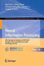 Neural Information Processing: 30th International Conference, ICONIP 2023, Changsha, China, November 20–23, 2023, Proceedings, Part XIV