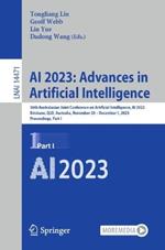 AI 2023: Advances in Artificial Intelligence: 36th Australasian Joint Conference on Artificial Intelligence, AI 2023, Brisbane, QLD, Australia, November 28–December 1, 2023, Proceedings, Part I