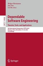Dependable Software Engineering. Theories, Tools, and Applications: 9th International Symposium, SETTA 2023, Nanjing, China, November 27–29, 2023, Proceedings