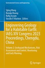 Engineering Geology for a Habitable Earth: IAEG XIV Congress 2023 Proceedings, Chengdu, China