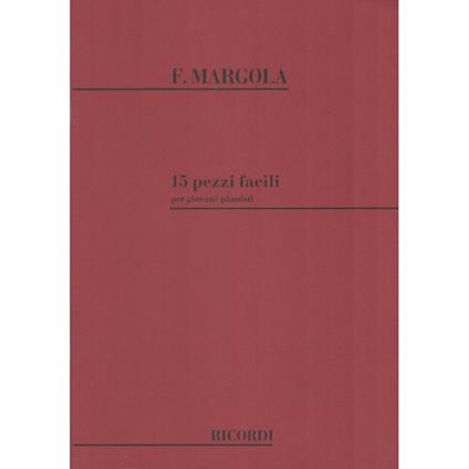  15 Pezzi Facili Per Giovani Pianisti - Franco Margola - Per Giovani Pianisti -  Franco Margola - copertina