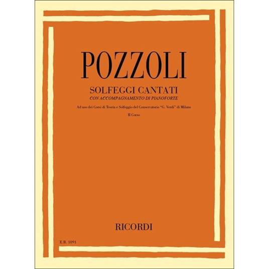  Solfeggi Cantati con Accompagnamento di Pianoforte - Ettore Pozzoli -  Ettore Pozzoli - copertina