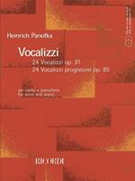  24 Vocalizzi Opus 81 + 2 CD. voce e piano
