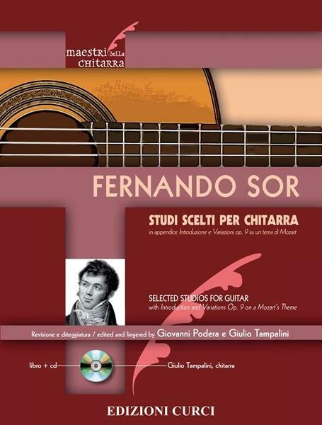  Studi scelti Per chitarra. Spartito. Con CD-Audio -  Fernando Sor - copertina