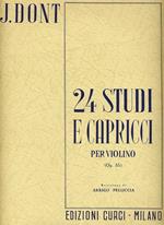  24 studi e capricci per violino op. 35