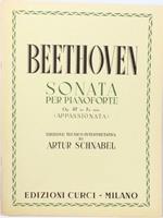  Sonata Op. 57 in Fa minore «Appassionata». Per pianoforte. Spartito
