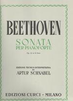  Sonata Op. 22 in Sib. Per pianoforte. Spartito
