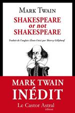 Shakespeare or not Shakespeare