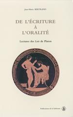 De l'écriture à l'oralité