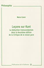 Leçons sur Kant