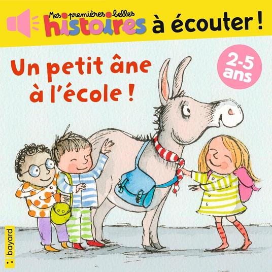 Un petit âne à l'école