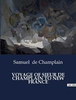 Voyage of Sieur de Champlain to New France