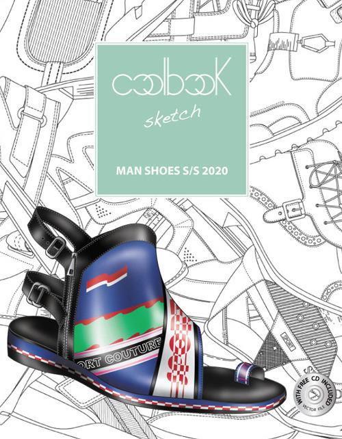 Man shoes S/S 2020. Coolbook sketch. Ediz. italiana e inglese. Con CD-ROM - Studio Fabrizio Fava - copertina