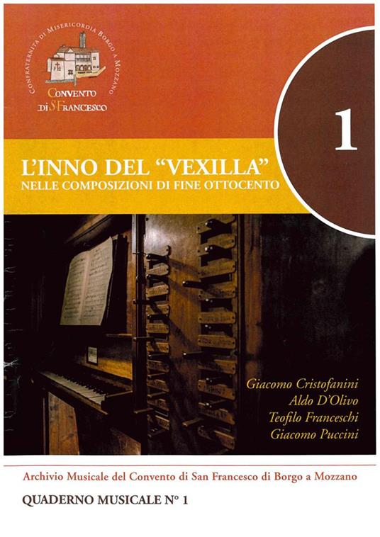 L'inno del «Vexilla» nelle composizione di fine Ottocento. Quaderno musicale. Vol. 1 - copertina