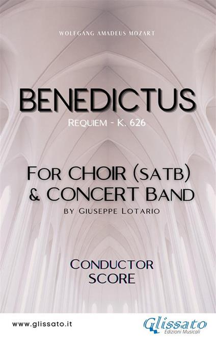 Benedictus. Requiem K. 626. Choir & concert band. Score. Partitura - Wolfgang Amadeus Mozart - ebook