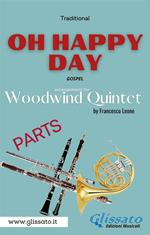 Oh Happy Day. Woodwind quintet (parts). Gospel. Parti