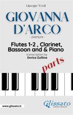 Giovanna D'Arco. Overture. Woodwinds & Piano (parts). Parti