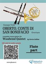 Oberto, Conte di San Bonifacio. Overture. Woodwind quintet. Parts. Parti