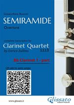 Semiramide. Overture. Clarinet Quartet (parts). Parti