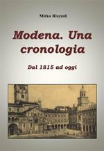 Cronologia di Modena. Dal 1815 ad oggi