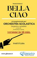 Bella Ciaoin Mi min. Partitura smim