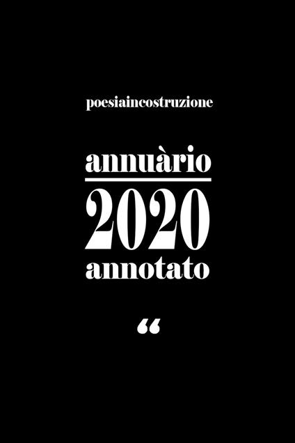 Annuàrio 2020. PoesiaInCostruzione - copertina