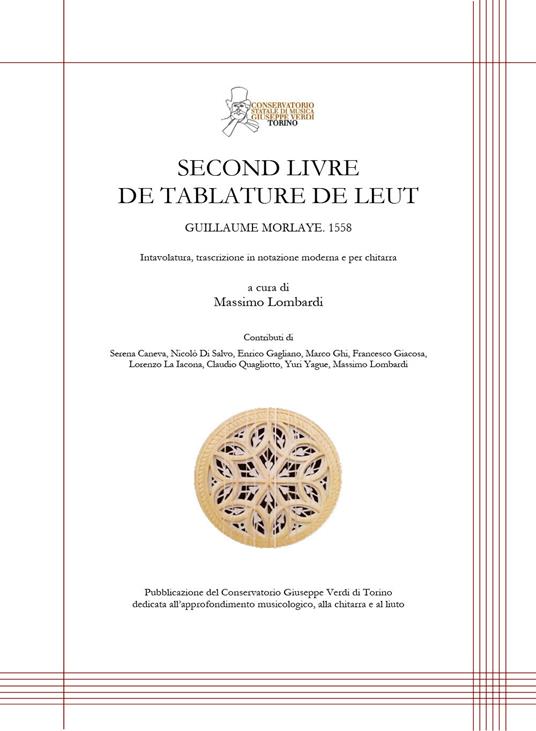 Second livre de tablatures - Massimo Lombardi - copertina