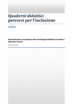 Quaderni didattici. Percorsi per l'inclusione (2021). Vol. 4: Quaderni didattici. Percorsi per l'inclusione (2021)