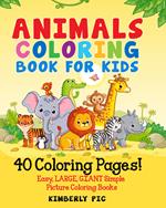 Animals coloring book for kids